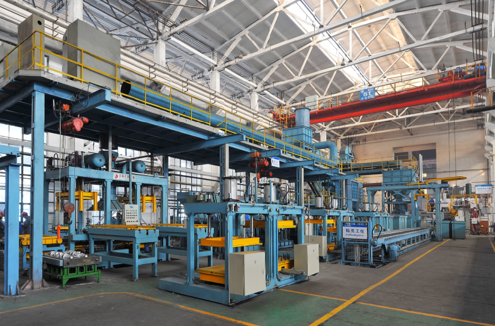 Crankshaft shell production line